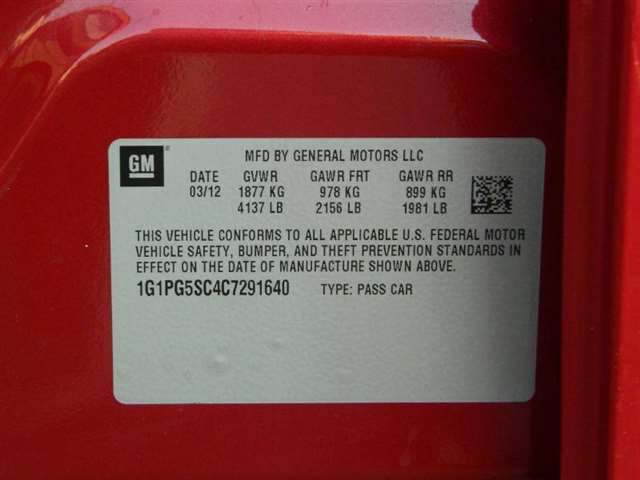 2012 Chevrolet Cruze 